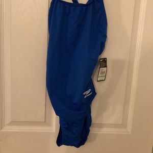 Speedo Women’s Team Blue Swimsuit NWT Size 8/34